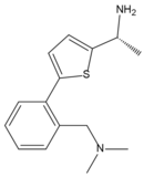 (1R)-1-(5-{2-[(dimethylamino)methyl]phenyl}thiophen-2-yl)ethan-1-amine
