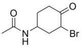 N-(3-bromo-4-oxocyclohexyl) Acetamide