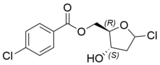 ((2R,3S)-5-Chloro-3-Hydroxytetrahydrofuran-2-Yl)Methyl 4-Chlorobenzoate
