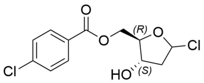 ((2R,3S)-5-Chloro-3-Hydroxytetrahydrofuran-2-Yl)Methyl 4-Chlorobenzoate