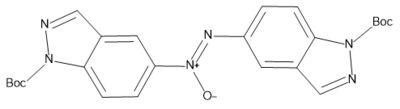 (1Z)-bis(1-{[(2-methylprop-2-yl)oxy]carbonyl}indazol-5-yl)diazene oxide